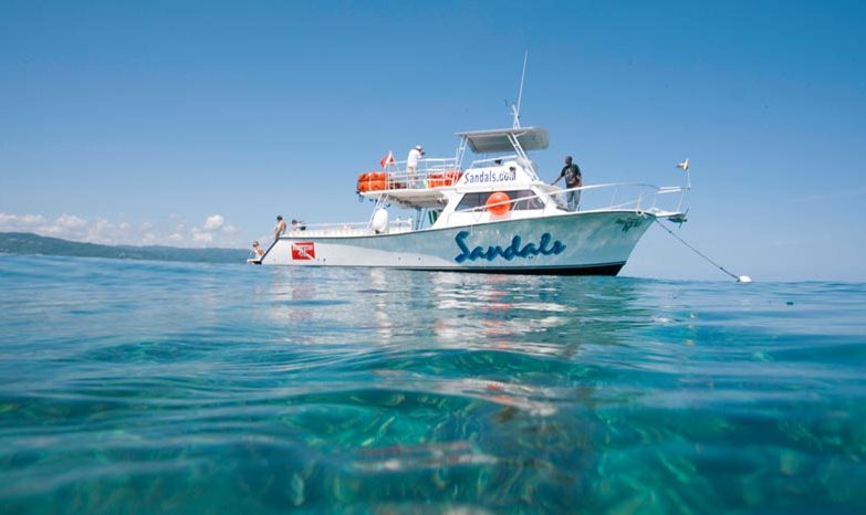 Sandals Negril Dive Boat
